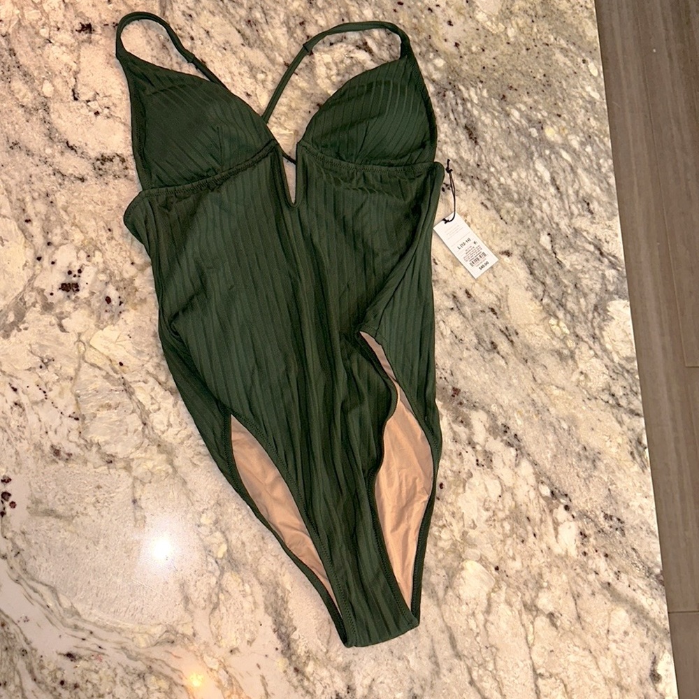 SOLD-Large green women’s swimsuit